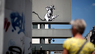 Banksy darbai Paryžiuje