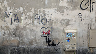 Banksy darbai Paryžiuje