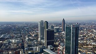 Frankfurto vaizdas nuo "Main Tower"