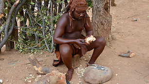 Himba genties darbai