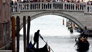 Turistai Venecijoje