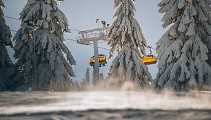 Zieleniec slidinėjimo kurortas Lenkijoje