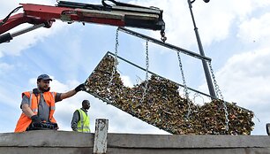 Pont des Arts tiltas Paryžiuje