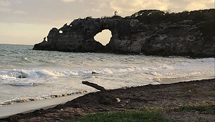 Punta Ventana prie&scaron; žemės drebėjima