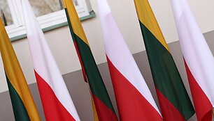 Lenkijos ir Lietuvos vėliavos