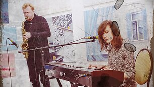 Ieva Baranauskaitė ir Stasys &Scaron;ala&scaron;evičius AP galerijoje