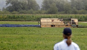 Sudegęs oro balionas Slovėnijoje