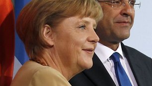 Angela Merkel ir Antonis Samaras 