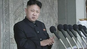 &Scaron;iaurės Korėjos diktatorius Kim Jong Unas