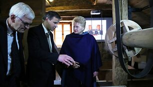 Dalia Grybauskaitė Liubavo dvaro malūne
