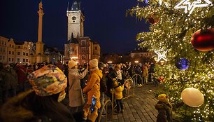 Kalėdų eglė Prahoje