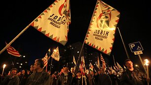 Protestai Vengrijoje