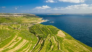 Dingli uolos - panorama