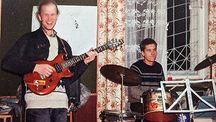 GinGas repeticija Orkestrinėje 1992