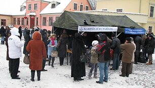 Tradicinis Kalėdinis susibūrimas Klaipėdos miesto Teatro aik&scaron;tėje
