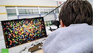 Originalų paveikslą knygų mugėje sukūrė daugiau nei du tūkstančiai žmonių