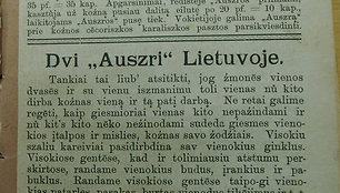 Laikraštis „Aušra“