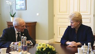 Dalia Grybauskaitė su Williamu Lacy Swingu