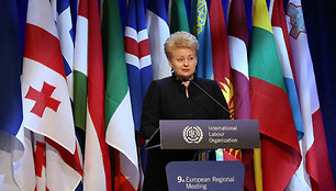 Dalia Grybauskaitė Norvegijoje