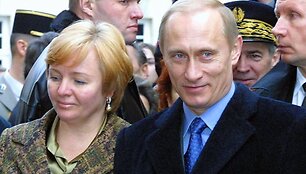 Vladimiras Putinas su žmona Liudmila