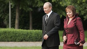 Vladimiras Putinas su žmona Liudmila