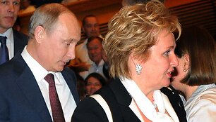 Vladimiras Putinas su žmona Liudmila
