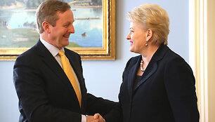 Enda Kenny ir Dalia Grybauskaitė