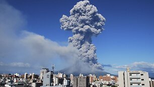 Sakuradžimos ugnikalnis Japonijoje