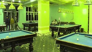 Sprogdinimai Rusijos restorane