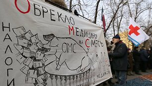 Medikų protestas Maskvoje
