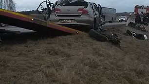 Avarija Kelmės rajone