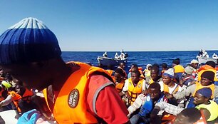 Migrantai Viduržemio jūroje