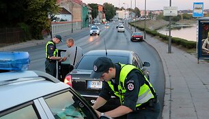 Naktinis policijos budėjimas Kaune