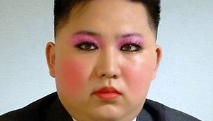 Kinai juokiasi i&scaron; Kim Jong Uno