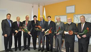 Apdovanojimų akimirka