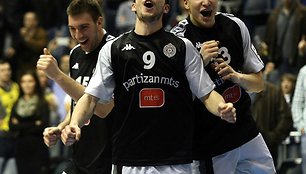 „Partizan“ krepšininkai šventė pergalę.