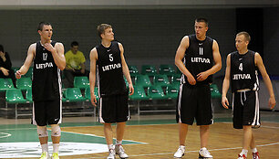 Denis Krestininas, Justas Tamulis, Augustinas Jankantis ir Lukas Lekavičius