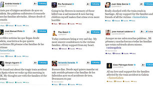 Sportininkų užuojautos tragedijos aukoms „Twitter“ tinkle
