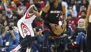 Jamesas Hardenas ir Dwyane'as Wade'as