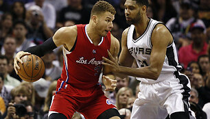 Blake'as Griffinas ir Timas Duncanas
