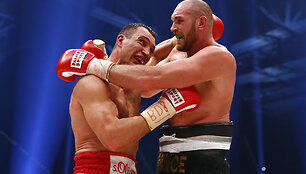 Tysono Fury ir Vladimiro Klyčko kova
