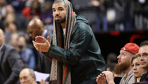 &bdquo;Raptors&ldquo; palaikė reperis Drake'as