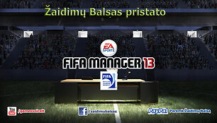 Žaidimų Balsas pristato Fifa Manager 13