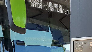 Kompanijos &bdquo;Flixbus&ldquo; autobusas Marijampolėje