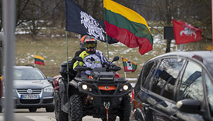 Vilniuje Patriotiškos Kovo 11-osios važiuotinės