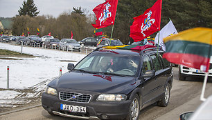 Vilniuje Patriotiškos Kovo 11-osios važiuotinės