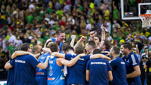 Slovėnijos krep&scaron;inio rinktinės triumfo akimirkos