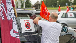 „Lietuvos Šeimų Sąjūdžio“ akcija dėl migrantų