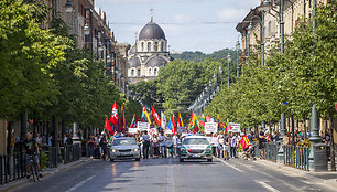 Atros Astrauskaitės organizuojamas mitingas