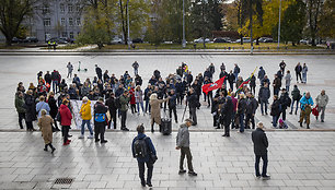 A.G.Astrauskaitė kvietė protestuoti prieš Vyriausybės neva vykdomą represinę politiką